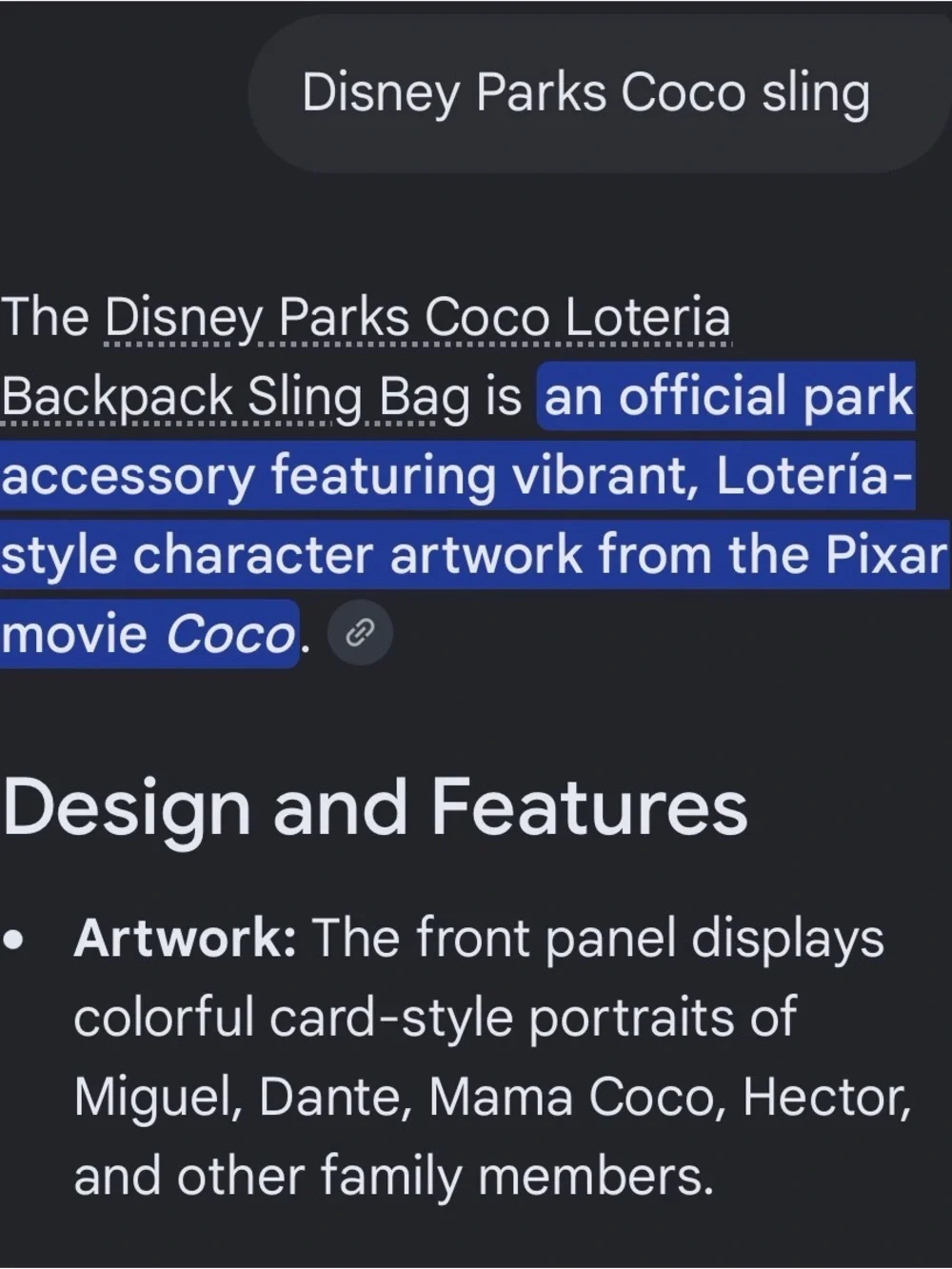 Disney licensed coco